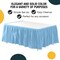 Ruffle Disposable Table Skirt 14 Ft Long Pleated Table Skirts with Adhesive Strip – Fits 6ft+ Rectangle or Round Tables – Ideal for Birthday Parties, Gender Reveal, Baby Showers & Event Decorations 6 pack by Exquisite